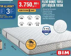 HOMEDİUS FLEXİ BONEL YAYLI ÇİFT KİŞİLİK YATAK HOMEDİUS FLEXİ BONEL YAYLI ÇİFT KİŞİLİK YATAK